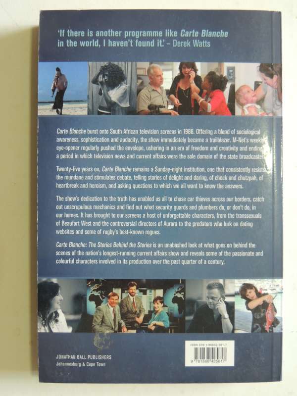 Carte Blanche - The Stories Behind The Stories - Jessica Pitchford