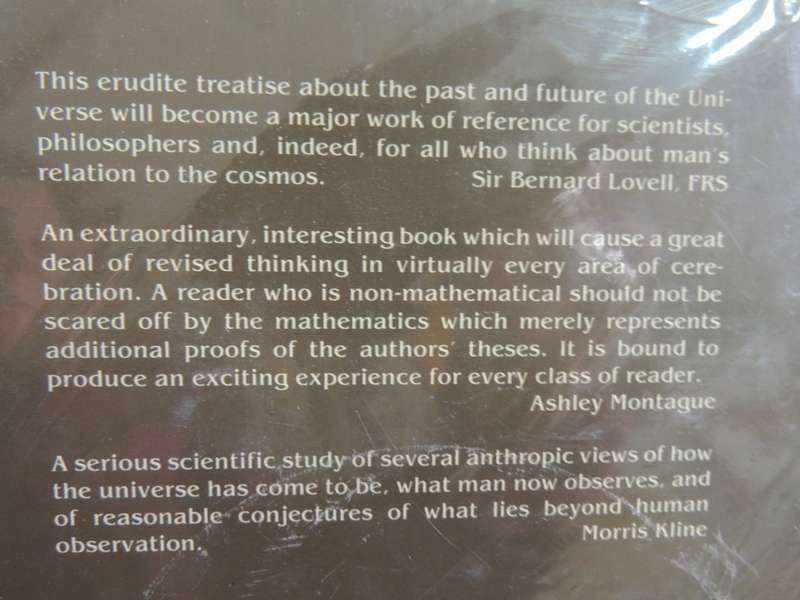 The Anthropic Cosmological Principle - John D. Barrow and Frank J. Tipler