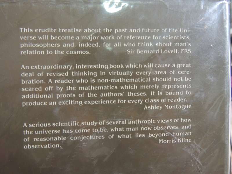 The Anthropic Cosmological Principle - John D. Barrow and Frank J. Tipler