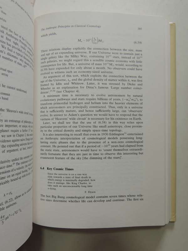The Anthropic Cosmological Principle - John D. Barrow and Frank J. Tipler