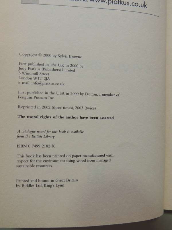Life on the Other Side - A Psychic`s Tour of the AfterlifeSylvia Browne , Lindsay Harrison