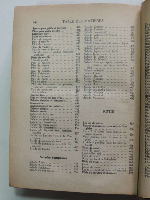 Ma Cuisine - Auguste Escoffier  (French) 1st Edition, Pub 1934
