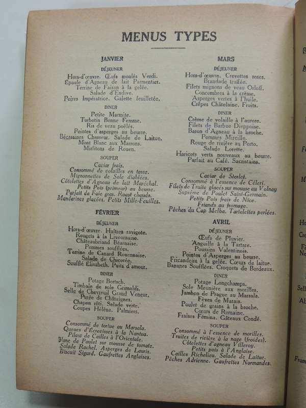 Ma Cuisine - Auguste Escoffier  (French) 1st Edition, Pub 1934