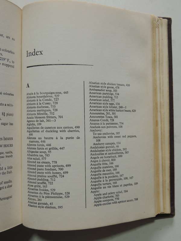 Ma Cuisine - Auguste Escoffier   1st English Language Edition, 2nd ImpressionPub 1966