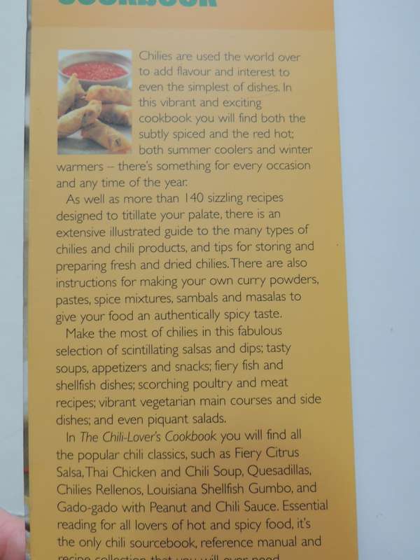 The Chili-Lover`s Cookbook, Add Fire to your Cooking...140+ Spicy Recipes - Jenni Fleetwood