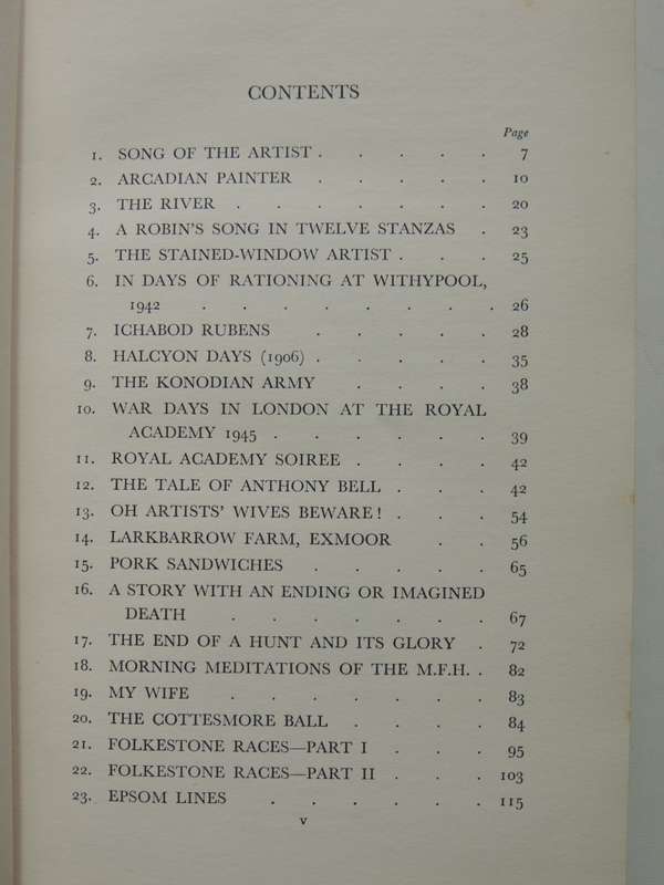 Sir Alfred Munnings 4 Vols, An Artists Life, The Second Burst,The Finish, Ballads & Poems Sir Alfred