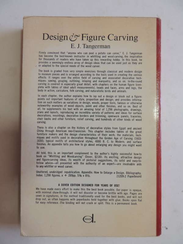 Design & Figure Carving. 1298 Illustrations - E J Tangerman
