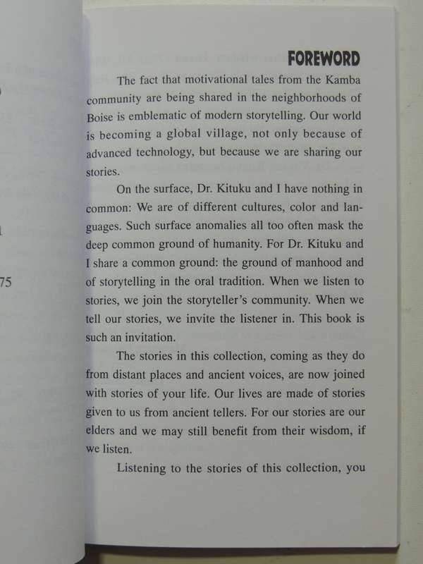 East African Folktales- Dr. Vincent Muli Wa Kituku