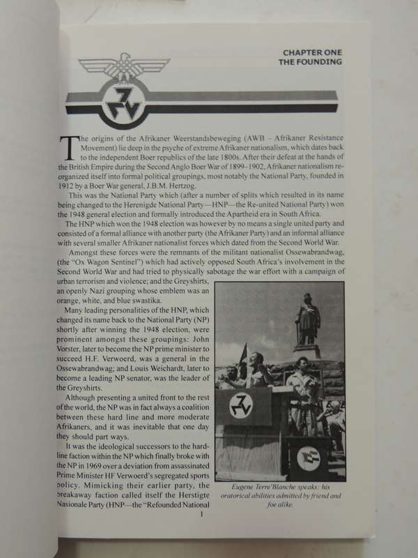 Victory Or Violence - The Story Of The AWB Of South Africa (2nd Revised Edition) - Arthur Kemp