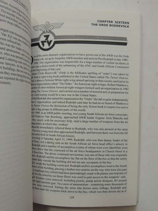 Victory Or Violence - The Story Of The AWB Of South Africa (2nd Revised Edition) - Arthur Kemp