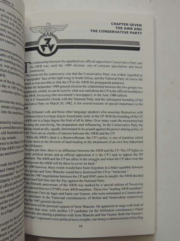 Victory Or Violence - The Story Of The AWB Of South Africa (2nd Revised Edition) - Arthur Kemp