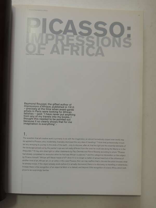 Picasso And Africa - ed Laurence Madeline & Marilyn Martin