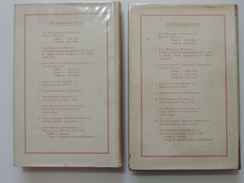 The Zambezi Expedition of David Livingstone 1858-63, Vol 1-2 Journals,Journals, Letters & Dispatches