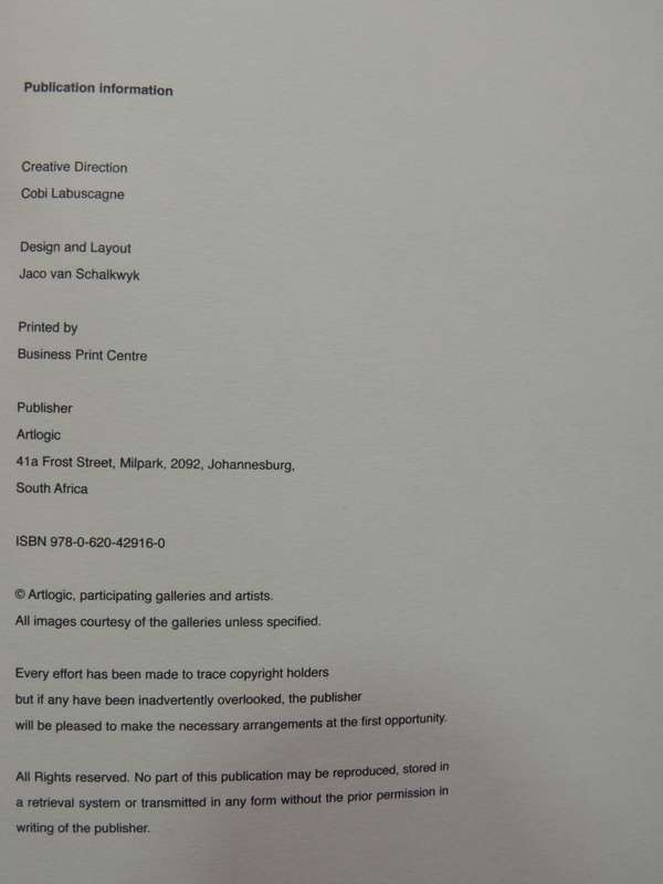 Joburg Art Fair 2009 Catalogue