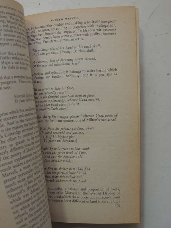 Selected Prose Of T.S. Eliot - ed Frank Kermode