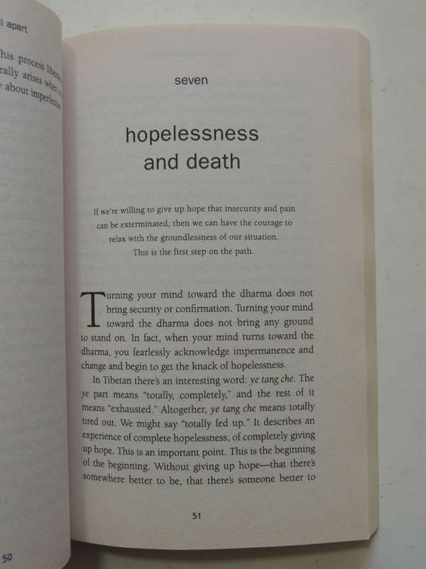 When Things Fall Apart - Heart Advice For Difficult Times - Pema Chodron
