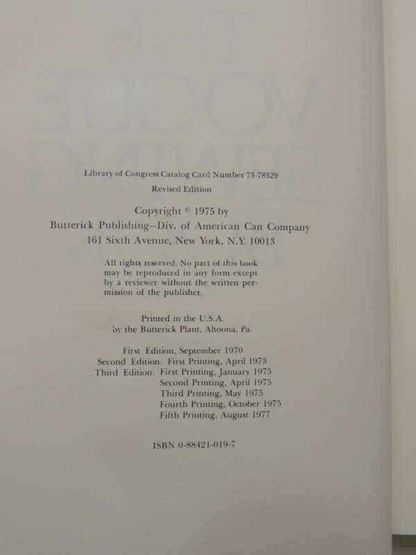 The Vogue Sewing Book (Revised Edition)