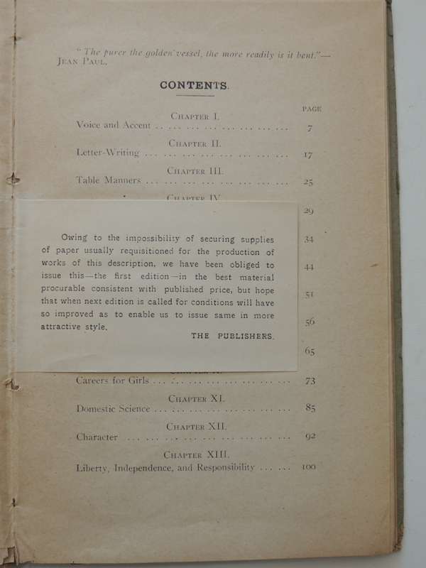 The Golden Vessel Or The Training Of Africa's Daughters - M.C. Bruce