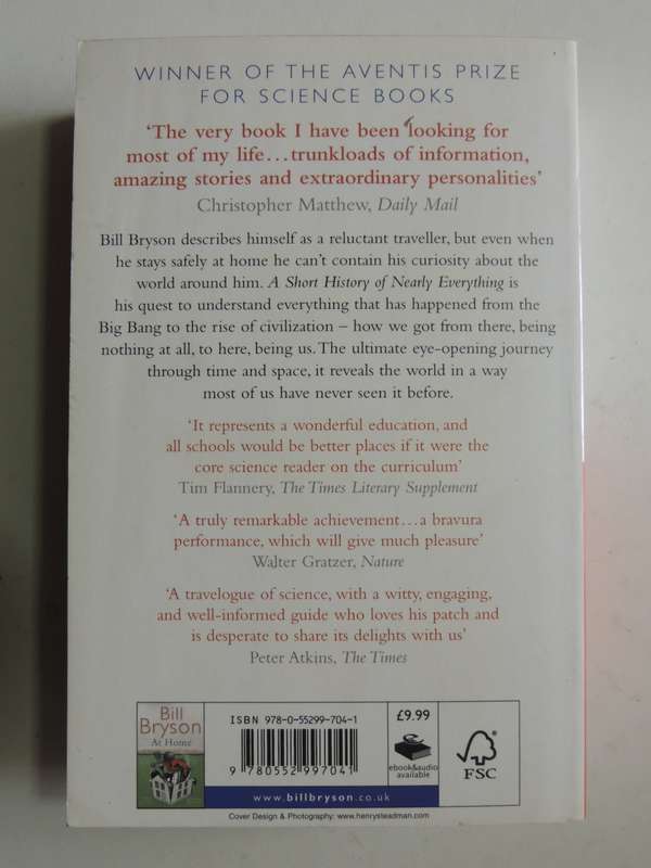 A Short History Of Nearly Everything - Bill Bryson