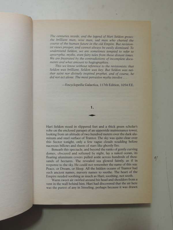 Foundation and Chaos - The Second Foundation Trilogy - Greg Bear   FIRST EDITION  1998