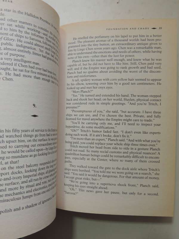 Foundation and Chaos - The Second Foundation Trilogy - Greg Bear   FIRST EDITION  1998