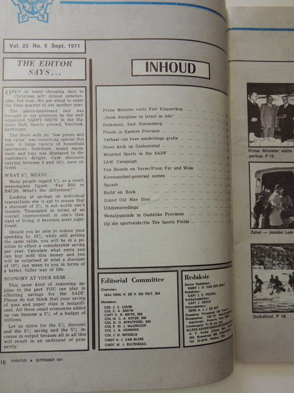Paratus - September 1971 Vol  23 No 9