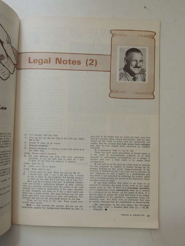 Paratus - Januarie/January 1971 Vol 23 Nr 1