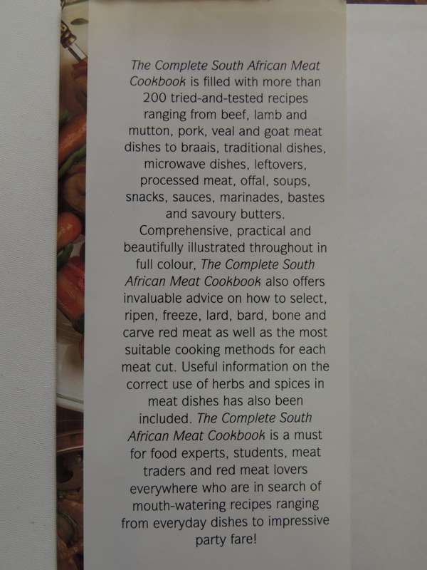 The Complete South African Meat Cookbook- Compiled by Home Economists the of Meat Board