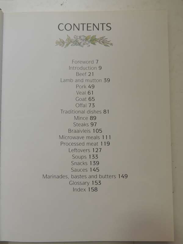 The Complete South African Meat Cookbook- Compiled by Home Economists the of Meat Board