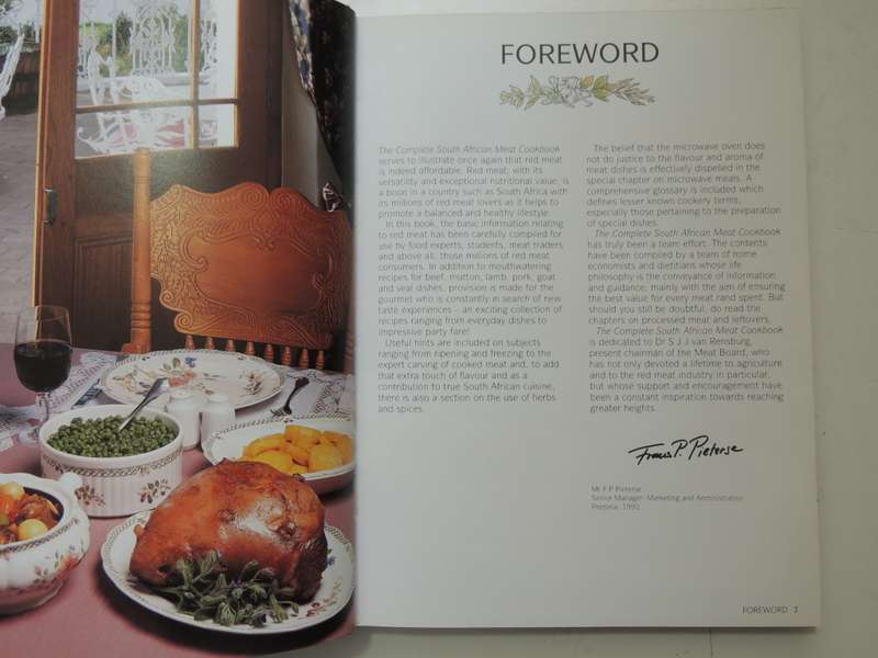 The Complete South African Meat Cookbook- Compiled by Home Economists the of Meat Board