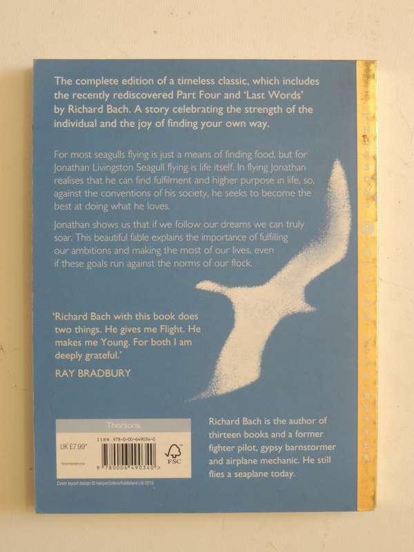 Jonathan Livingston Seagull, A Story - Richard Bach  The Complete Edition, Incl Rediscovered Part 4