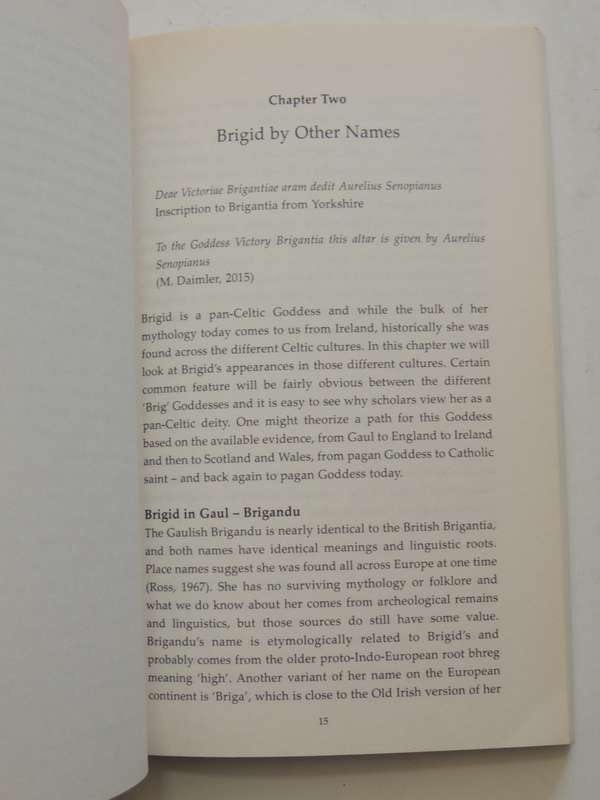Pagan Portals, Brigid: Meeting The Celtic Goddess Of Poetry, Forge, And Healing Well -Morgan Daimler