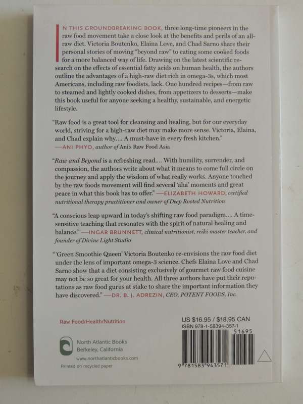 Raw & Beyond, How Omega-3 Nutrition is Transforming / Raw Food Paradigm - Victoria Boutenko, E Love,