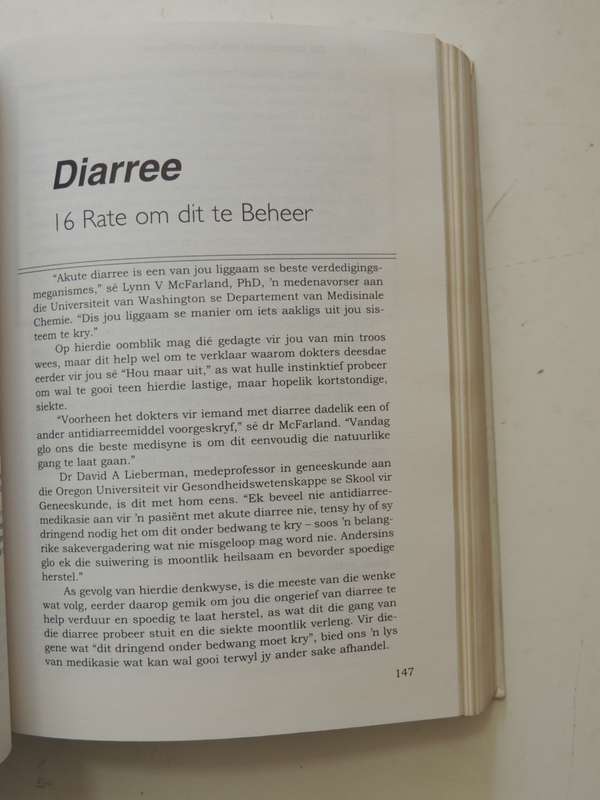Die Doktersboek van Tuismedisyne - Prevention Tydskrif    AFRIKAANS