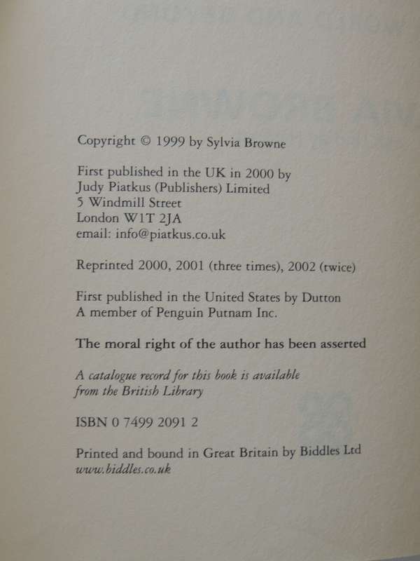 The Other Side and Back, A Psychic's Guide to our World and Beyond - Sylvia Browne