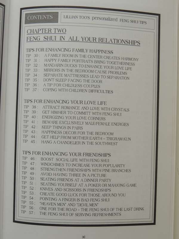 Lillian Too's Personalised Feng Shui Tips