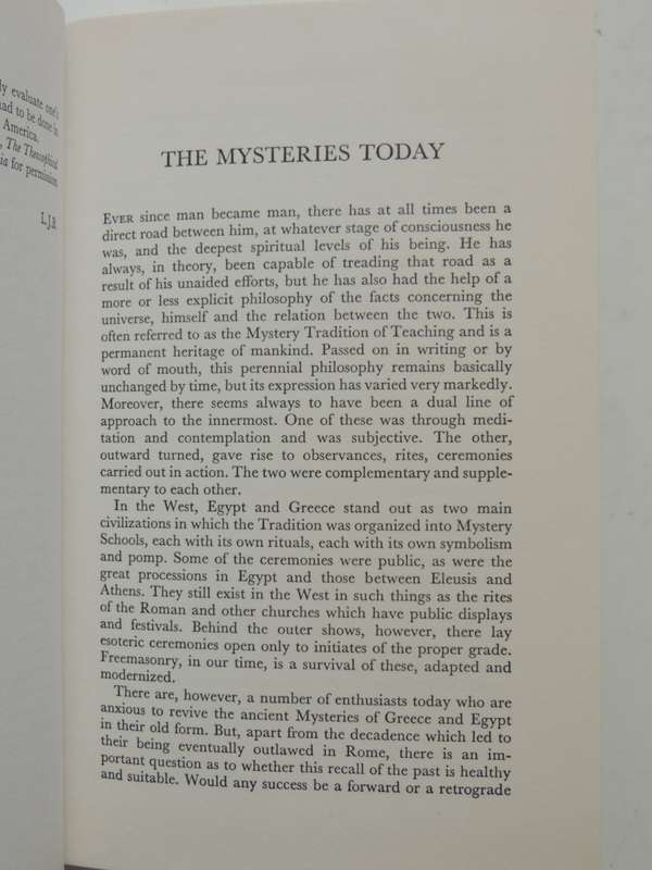 The Mysteries Today and Othe EssaysLJ Bendit