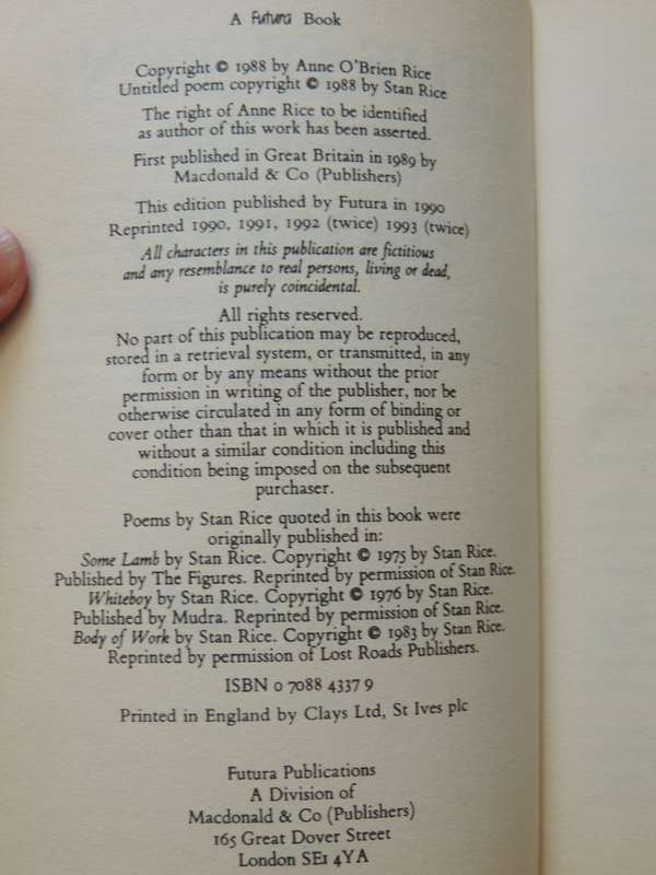 The Queen Of The Damned - Vol 3 The Vampire Chronicles - Anne Rice