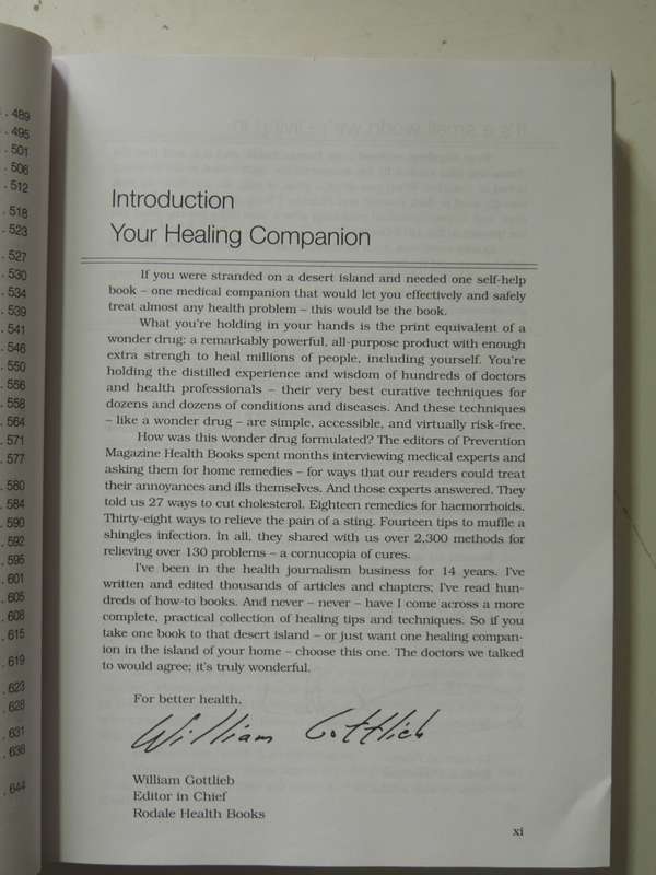 The Doctor's Book of Home Remedies- Prevention Magazine Health Books