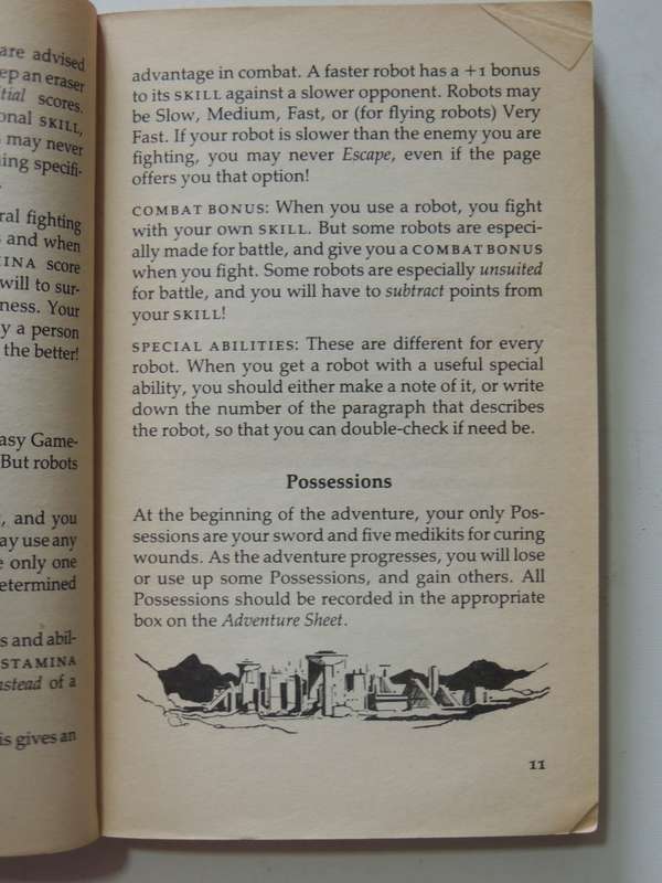 Robot Commando - Fighting Fantasy Vol 22 (Scarce) - Steve Jackson & Ian Livingstone