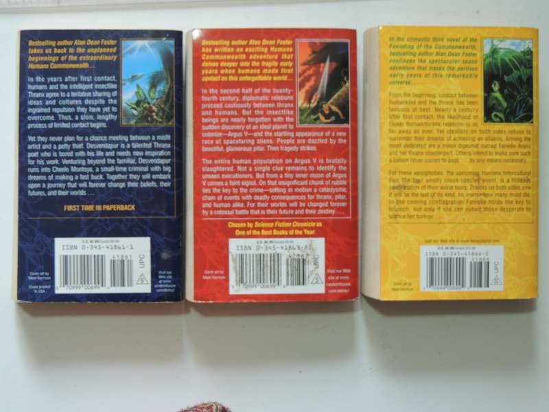 The Founding Of The Commonwealth Trilogy - Phylogenesis, Dirge, Diuturnity's Dawn - Alan Dean Foster