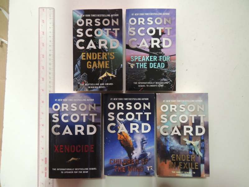 Ender's Game, Speaker .. Dead, Xenocide, Children.. Mind,Ender in Exile, 5 Vol Set- Orson Scott Card