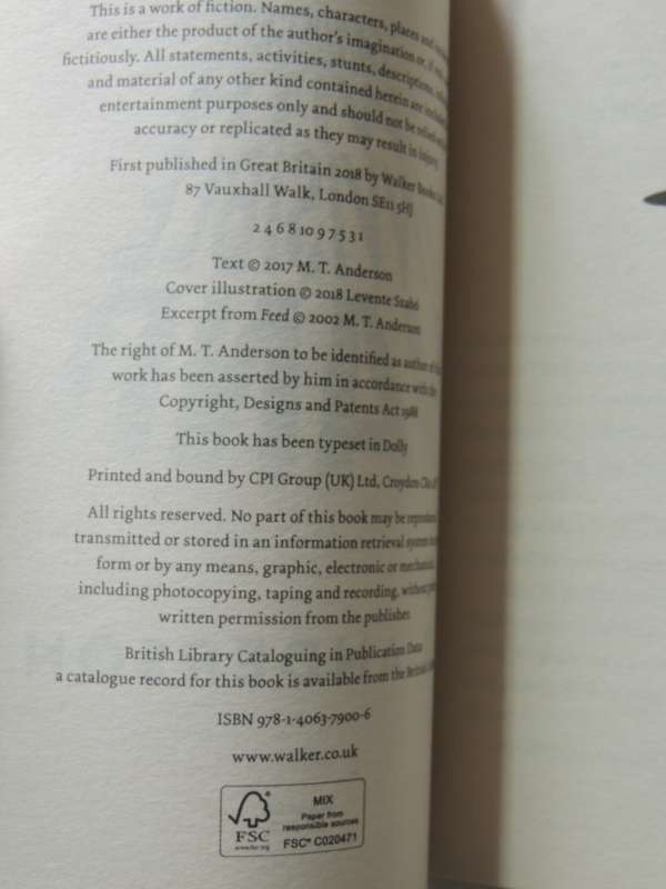Landscape With Invisible Hand - M.T. Anderson