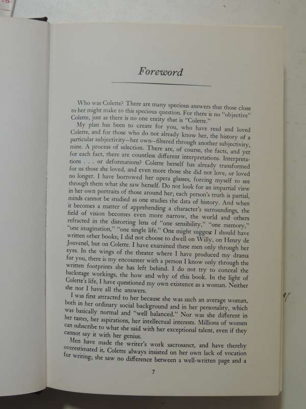 Colette : A Biography- Michele Sarde, Translated by Richard Miller