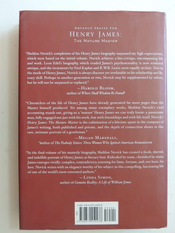 Henry James, TheMature Master - Sheldon M Novick