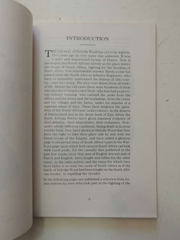 The Story Of Delville Wood - Told In Letters From The Front  Anonymous