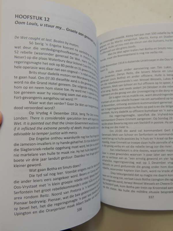 Rebelspoor - Die Aanloop, Verloop En Afloop Van Die Boereopstand Van 1914-15  L.J. Bothma