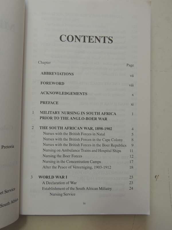 Military Nursing In South Africa, 1914-1994  Col. Dennis O. Stratford & Col. Hazel M. Collins