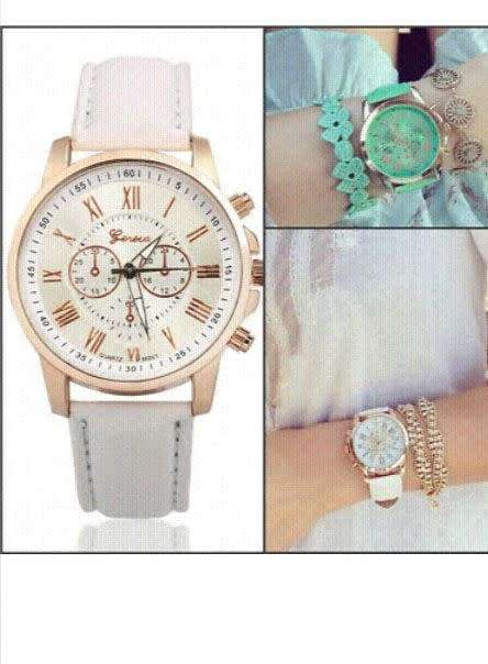 Luxury New Geneva Women Watch Stainless Steel Men's Quartz Analog Wrist Watches