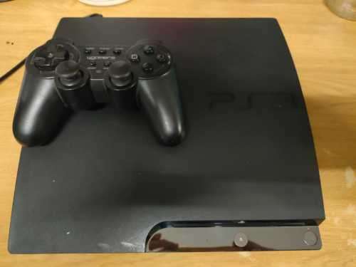 PS3 Slim with controller